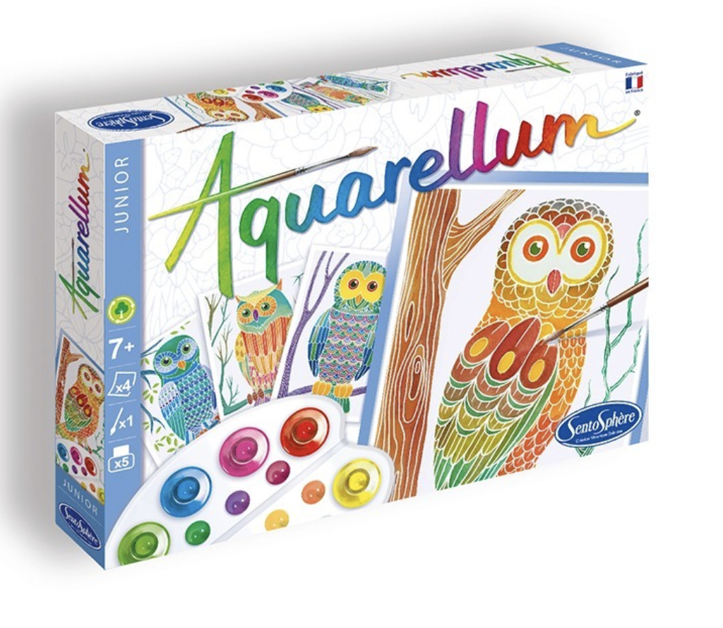 Aquarellum Junior Hiboux - Sentosphere