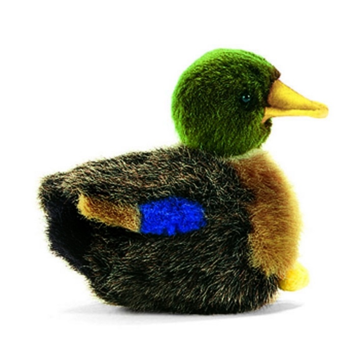peluche canard Colvert 12cm