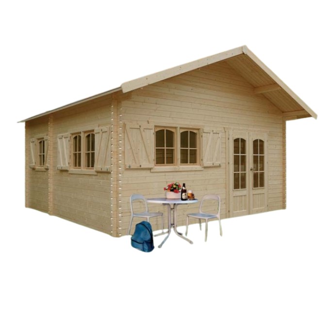 Solid Abri de Jardin Maisonnette Chalet de Jardin Week End