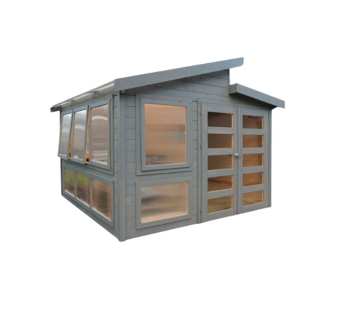 Solid Abri de Jardin Maisonnette Chalet de Jardin Serre Merano