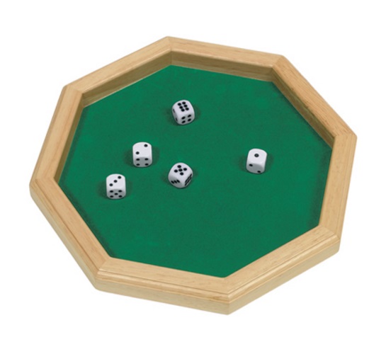 Piste de des octogonal