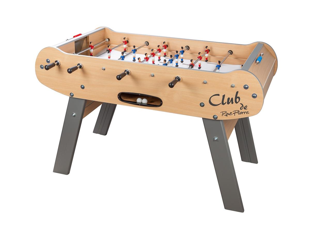 Baby Foot Club style café décor bois de hêtre