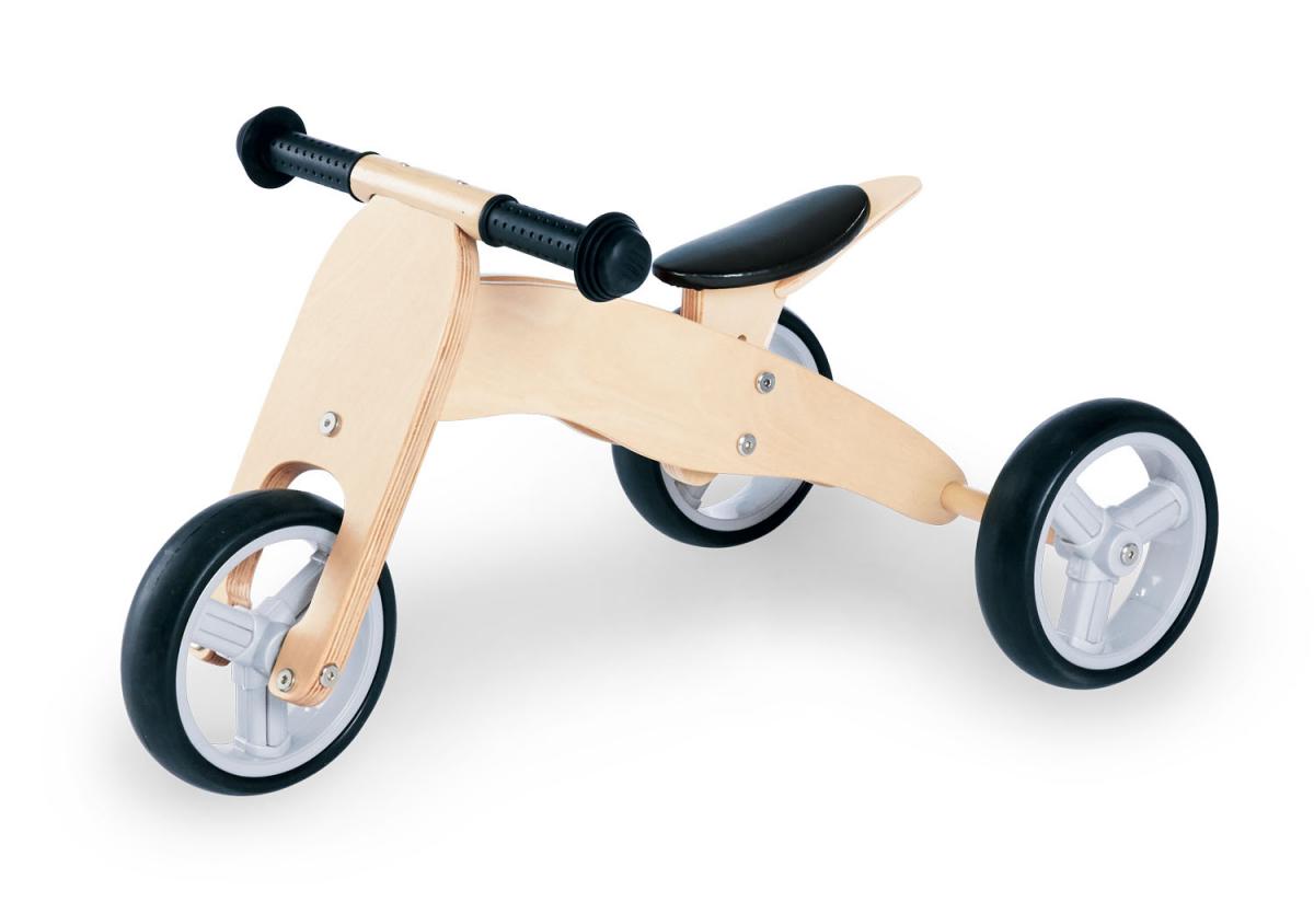 Tricycle en bois Charlie en bois de bouleau Naturel