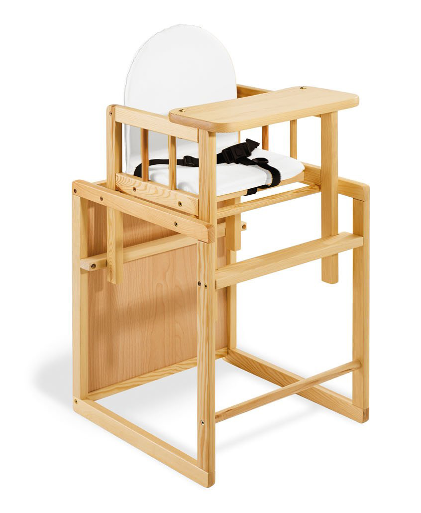 Chaise Haute Lene en bois Naturel