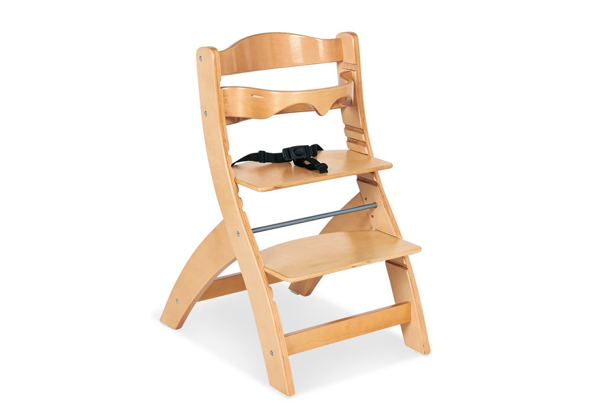 Chaise Haute en bois Naturel Thilo