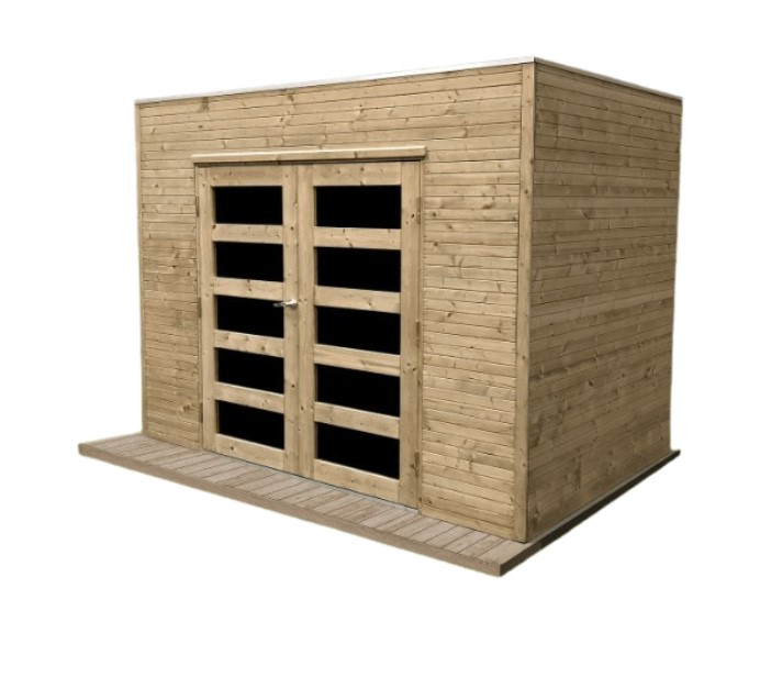 Solid Abri de jardin bois CAPRI 19 mm 5,75 m²