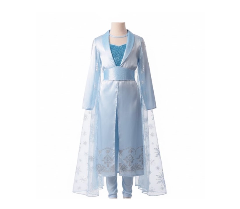 Costume Princesse des glaces II taille 7 9 ans