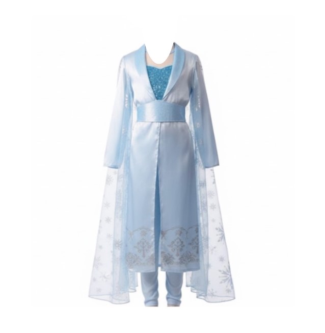 Costume Princesse des glaces II taille 7 9 ans