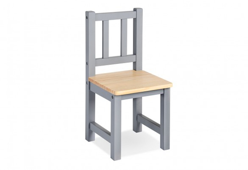 Pinolino FENNA Chaise pour enfants en pin laqué  gris/naturel 