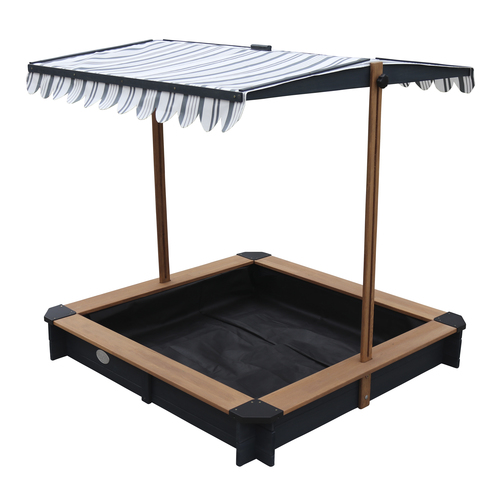 AXI Lily Bac a sable avec toit Anthracite Marron