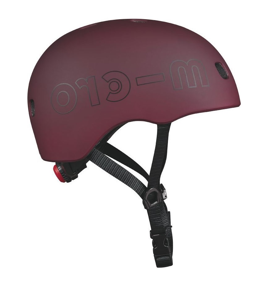 Micro Mobility Casque Rouge Automne lumière LED intégrée Taille M