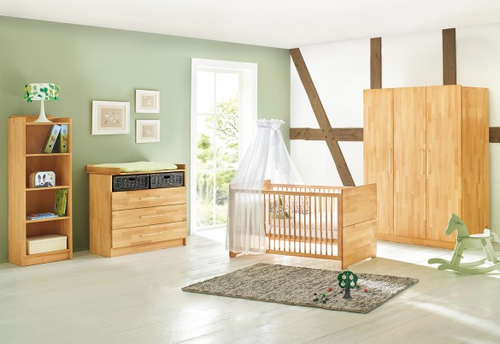 Pinolino Chambre de bébé Natura large grande 3 pièces
