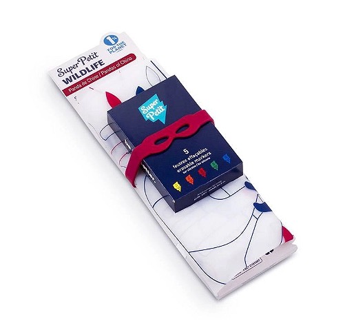 Kit Set silicone et 5 feutres WILDLIFE Panda