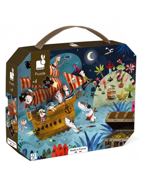 Puzzle la chasse aux tresors - 36 pieces