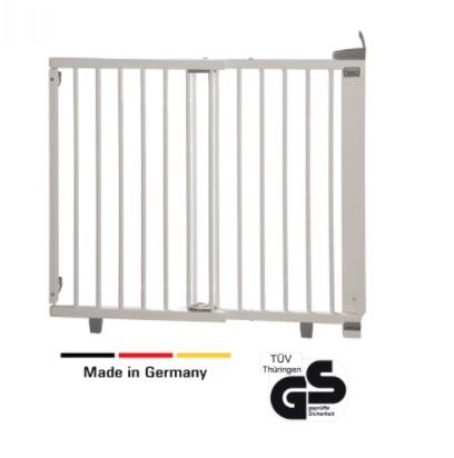 Geuther Barriere bois pivotante 86 - 121 ou 93.5 - 133 cm Couleur blanc