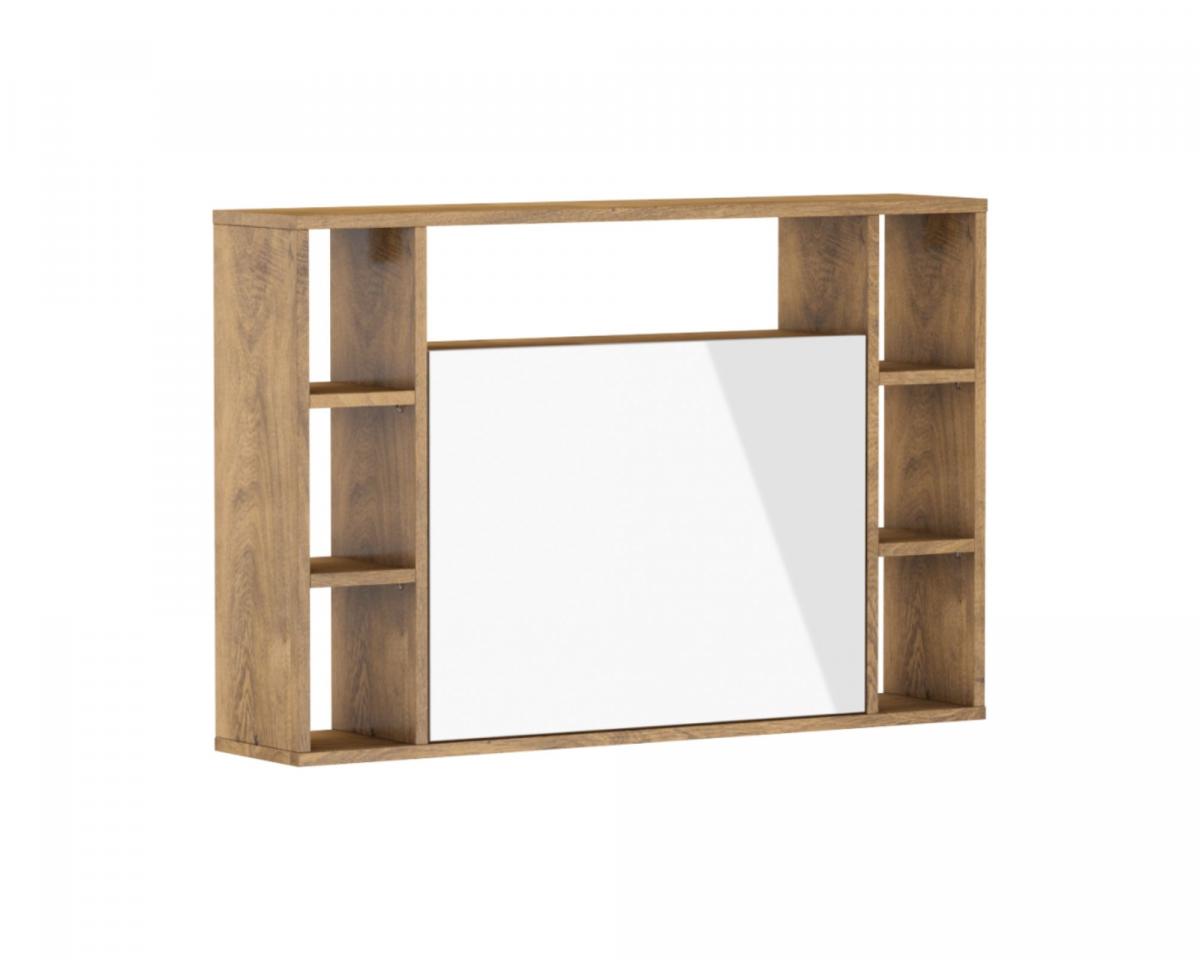 Bureau Pliable suspendu MUSE chene et blanc