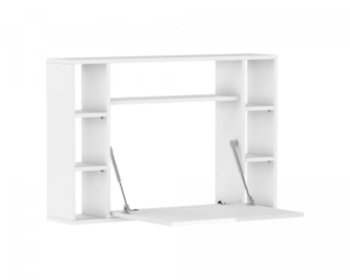 Bureau Pliable suspendu blanc mat MUSE
