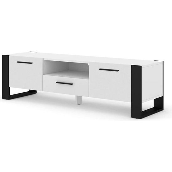Commode Nuka blanc mat 160 cm