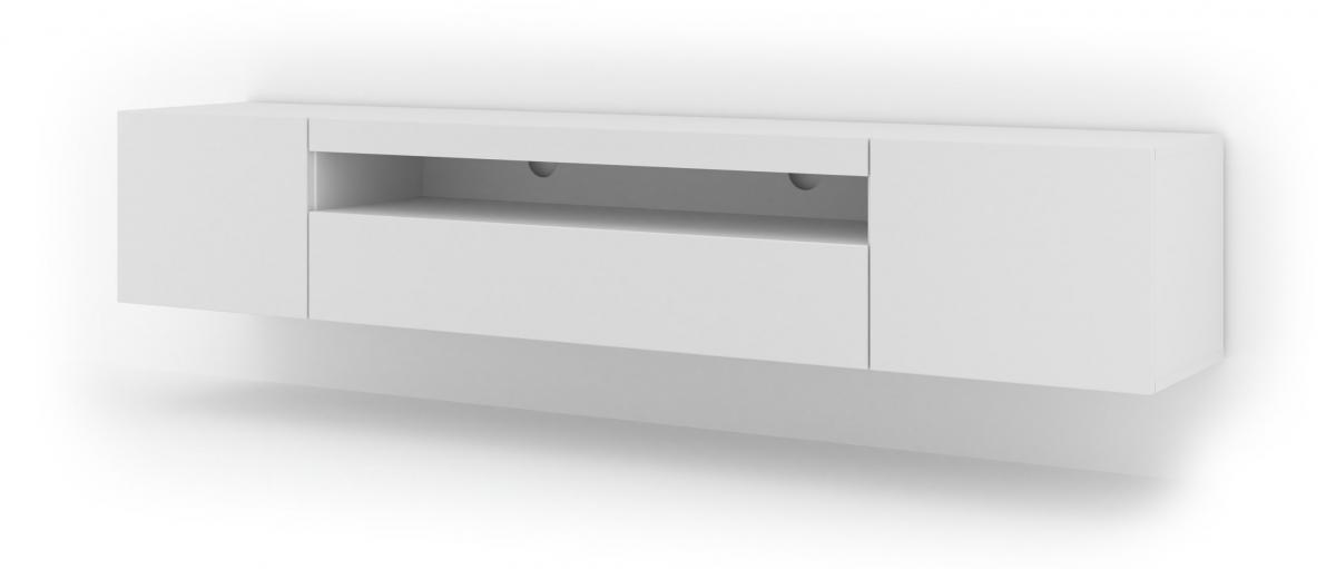 Meuble TV Aura 200 Blanc Mat