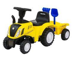 Milly Mally Ride On New Holland T7 Tracteur Jaune