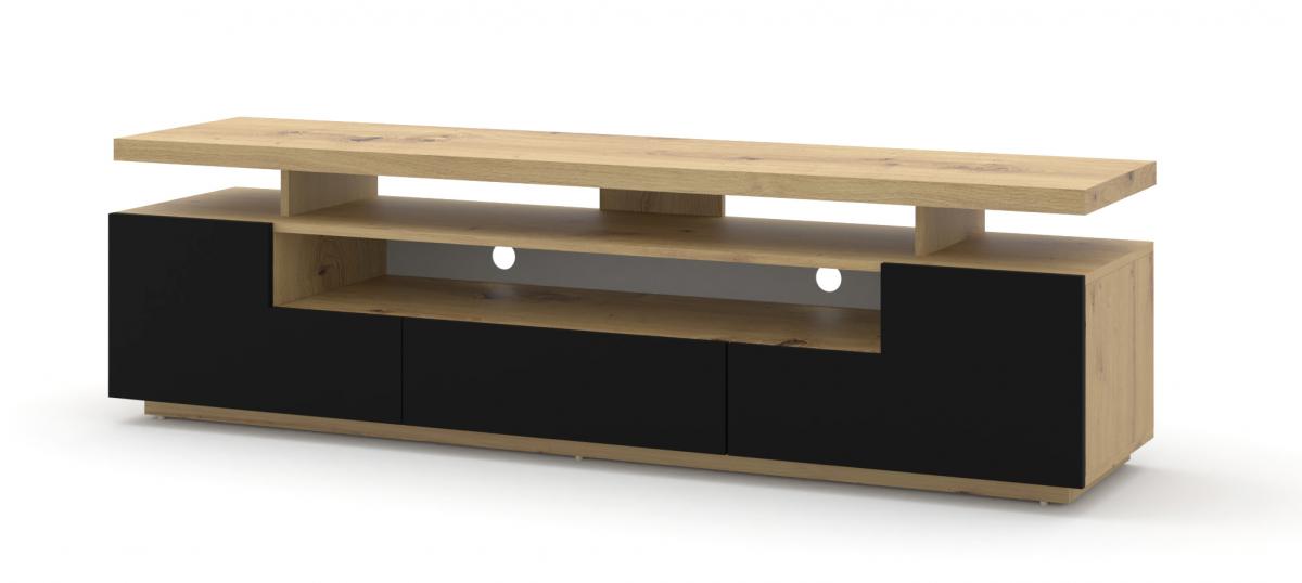 Buffet Eva 180 Artisan Oak Black Mat