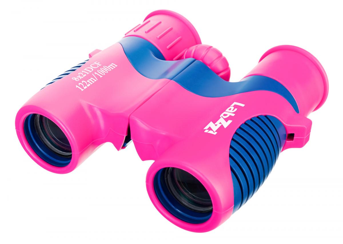 Jumelles couleur flamanto de Levenhuk Labzz B2