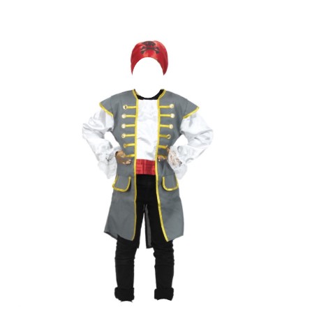 Veste et Foulard Pirate 7-9 ans