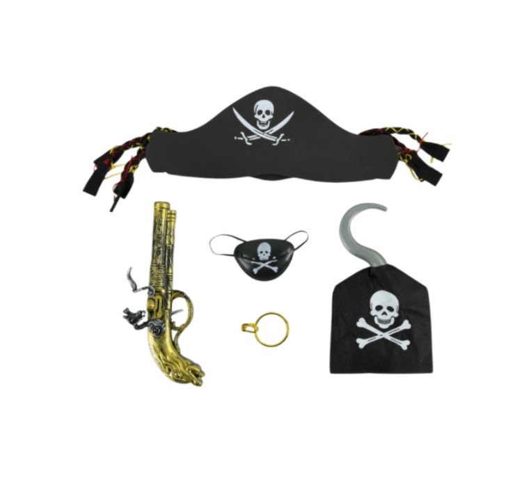 Set pirate enfant 5 pcs - Accessoires deguisement.