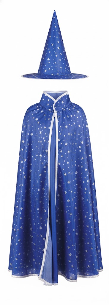 cape et chapeau de magicien