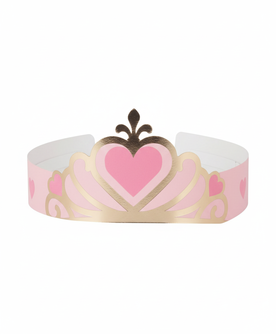 Diadèmes dorés de princesse