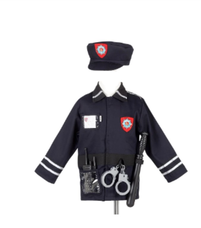 Set de policier et accessoires 4-7 ans