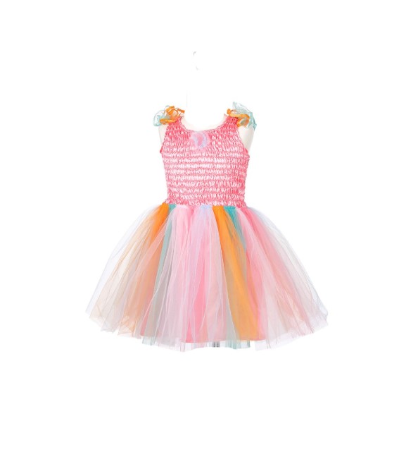 Robe de fée Rose pour 5-7 ans