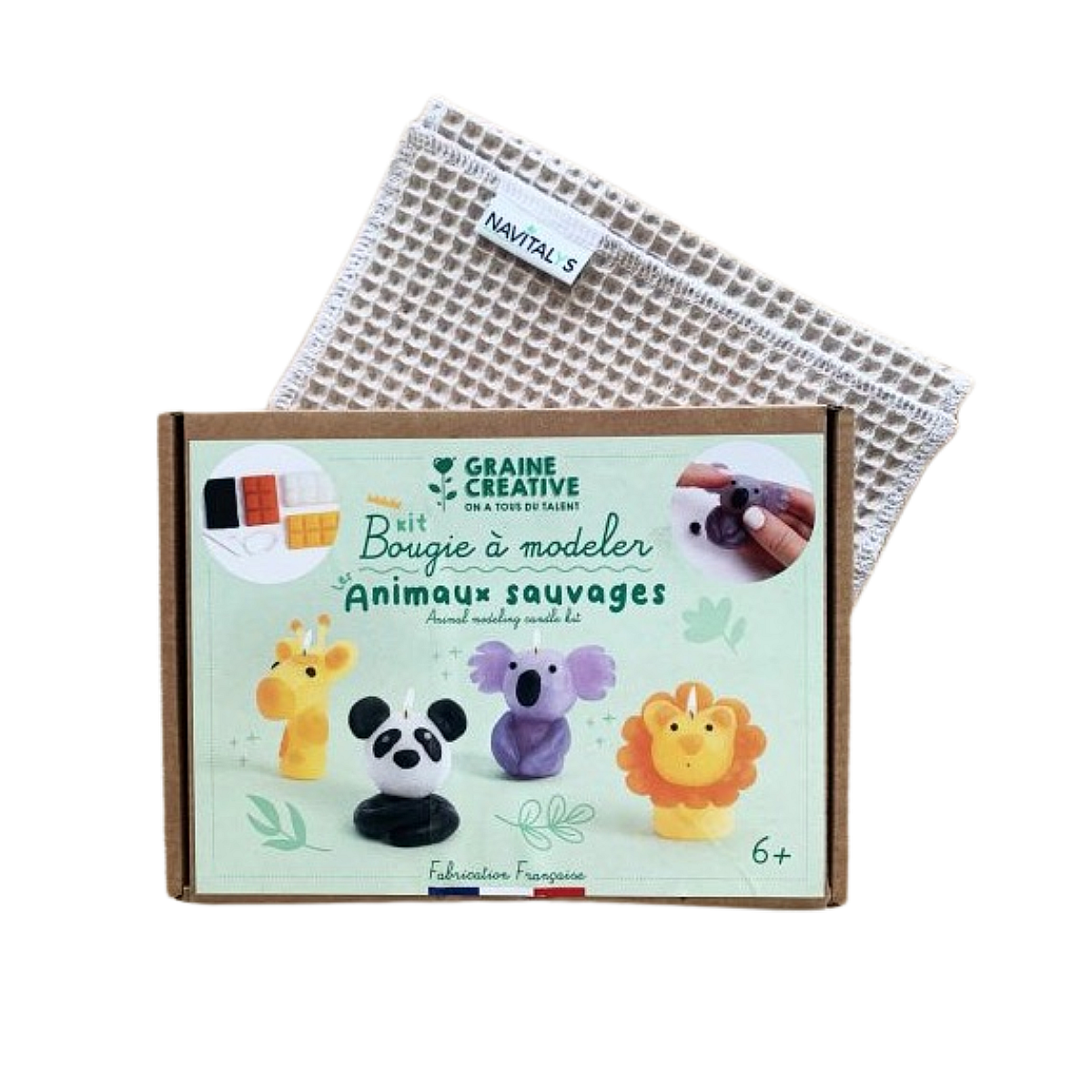 Kit bougies a modeler - Animaux sauvages