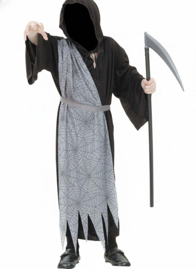 Costume halloween gardien des tenebres 3/4 ans