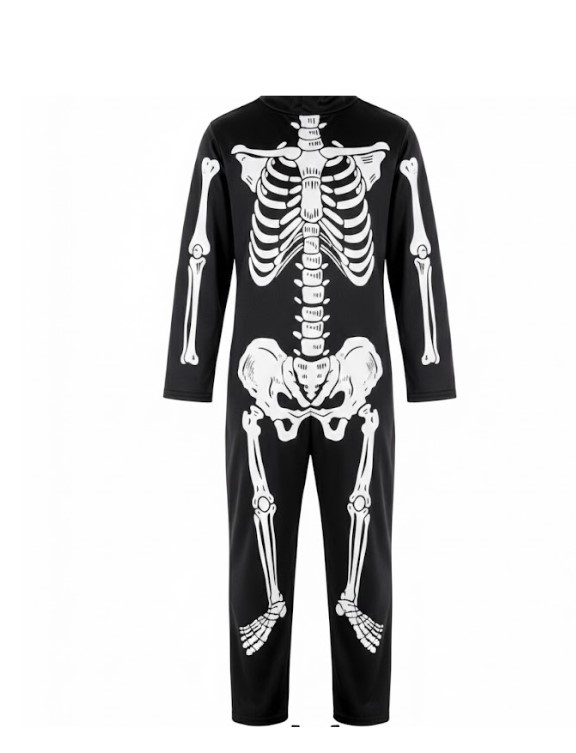 Costume halloween squelette 3/4 ans