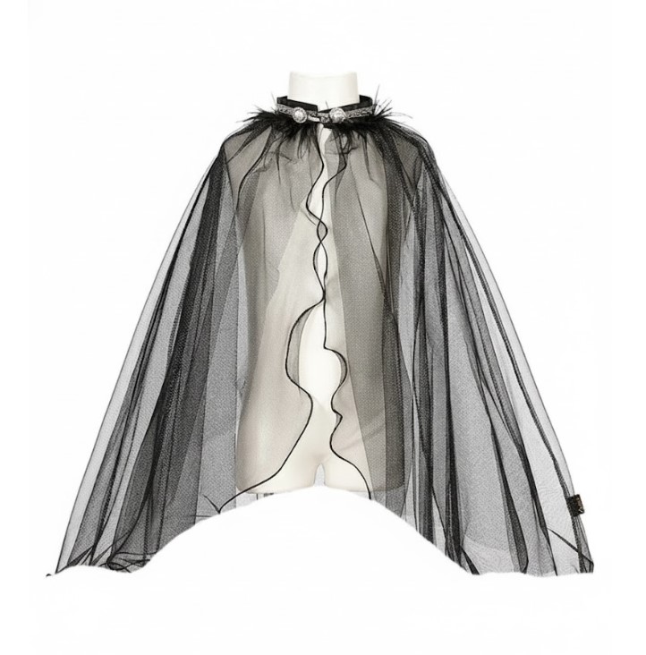 cape noire Julietta 5 - 7 ans