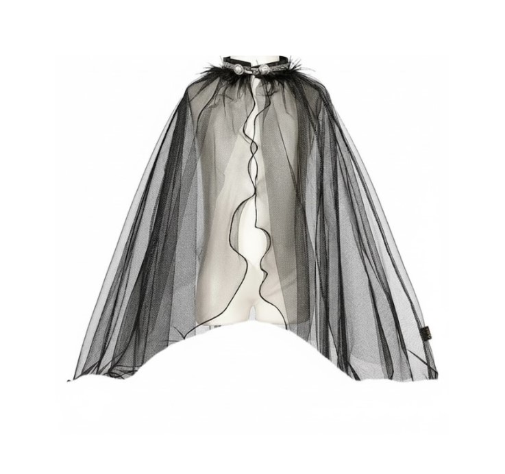 cape noire Julietta 5 - 7 ans