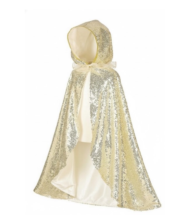 Cape sequin dore Amelia 3-4 ans