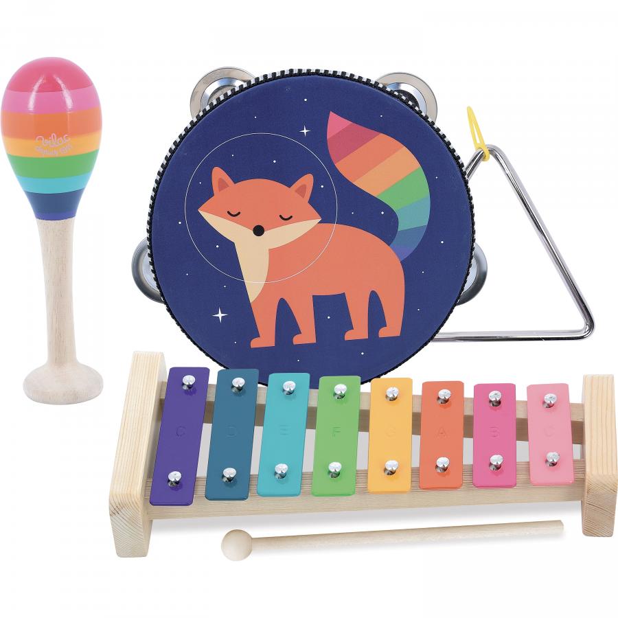 Set de musique arc-en-ciel - andy westface