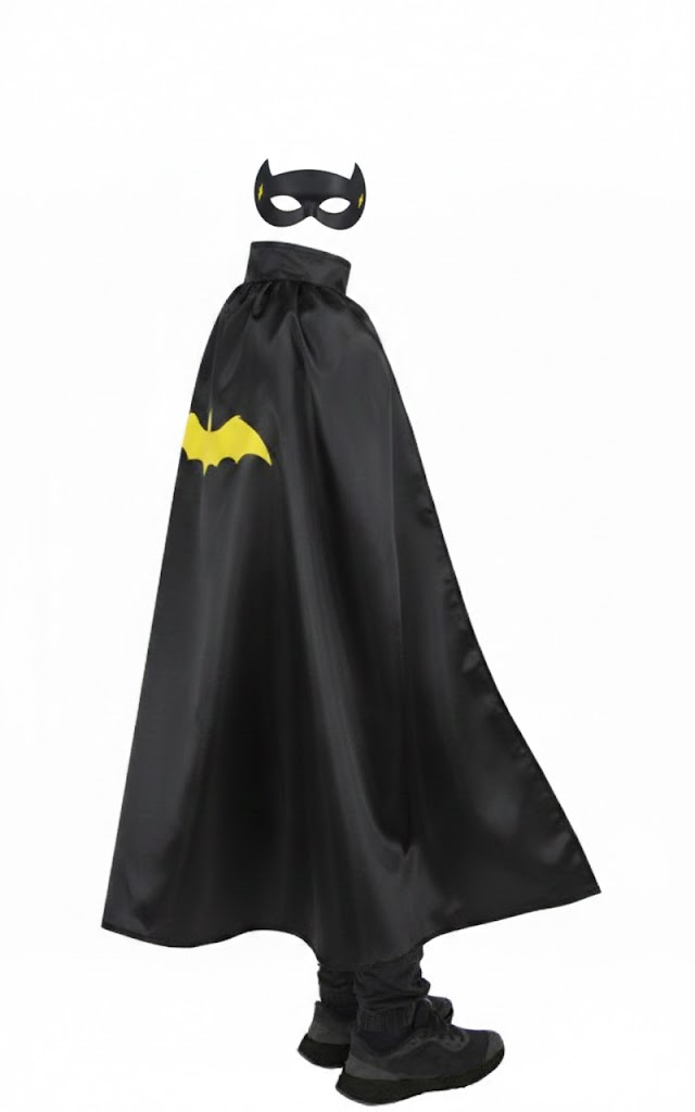 Cape chauve souris avec masque