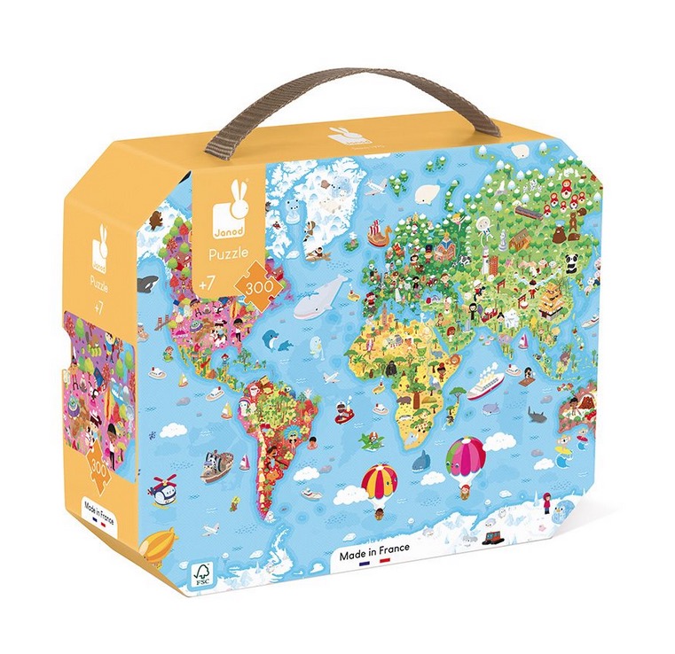 Puzzle Geant du monde - 300 pcs