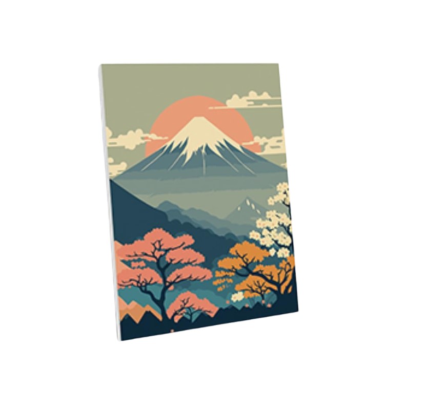 Peinture au Numero 30x40cm Mont Fuji