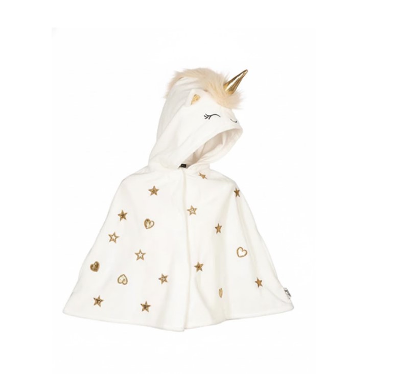 Cape licorne Blanche - 2 ans - 92 cm