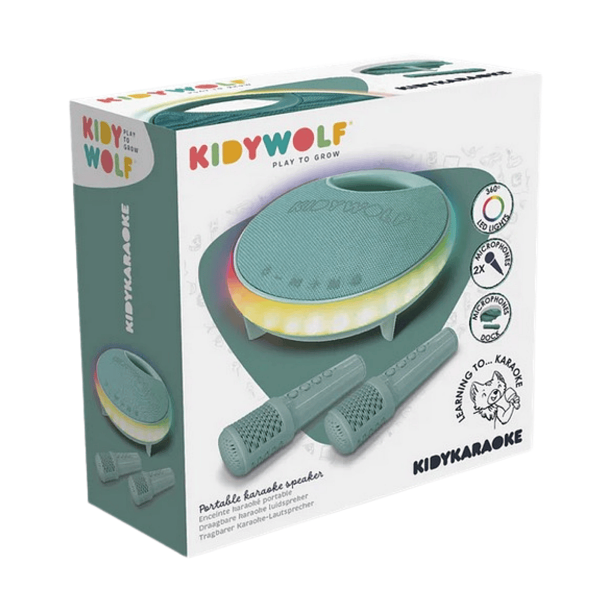 Kidy Karaoke  vert - enceinte karaoke