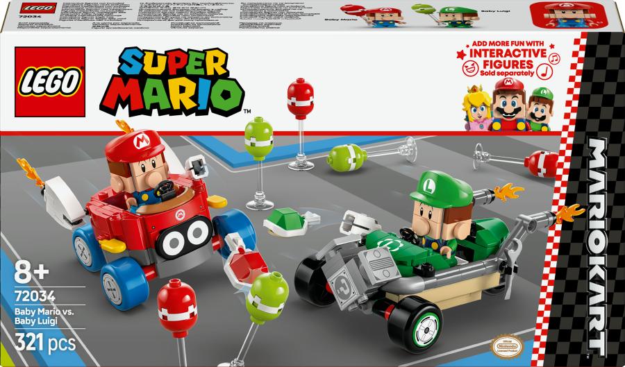 72034 Mario Kart™ – Bébé Mario contre Bébé Luigi LEGO® Super Mario™