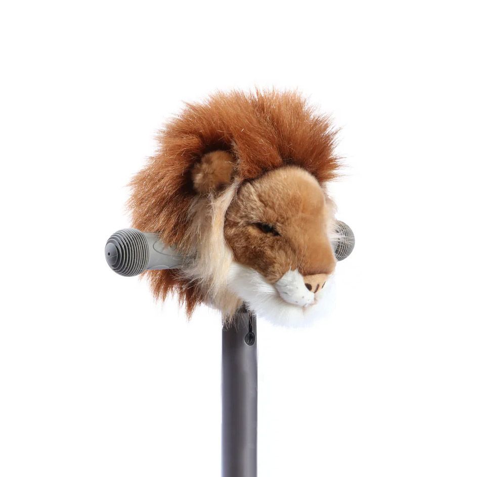Tete Peluche Design Lion Pour Guidon T-Bar