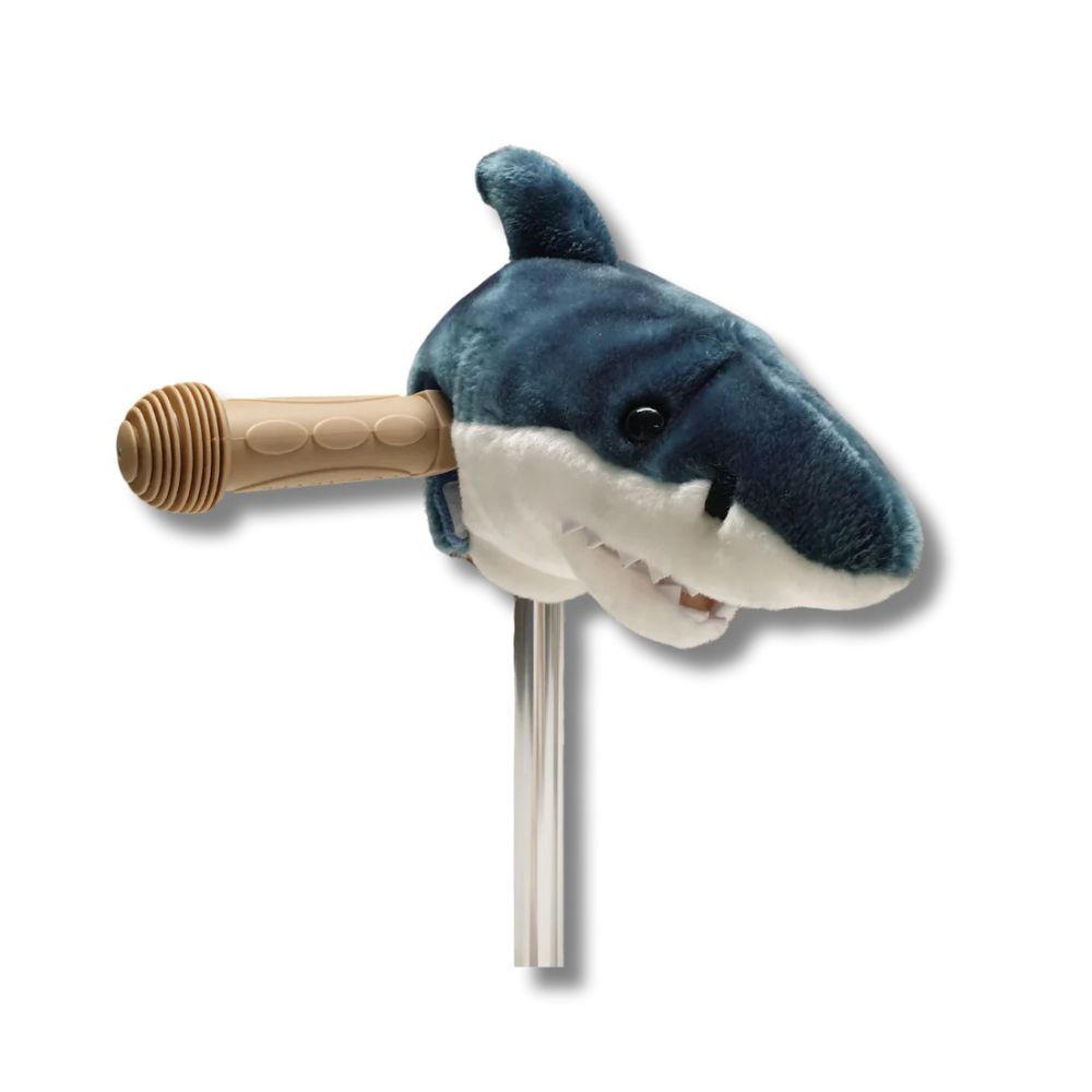Tete Peluche Design Requin Pour Guidon T-Bar
