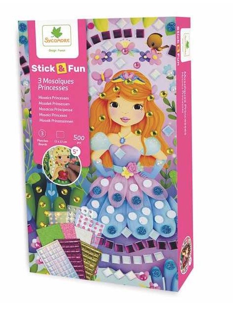 Stick'N Fun - Mini mosaiques - Princesses