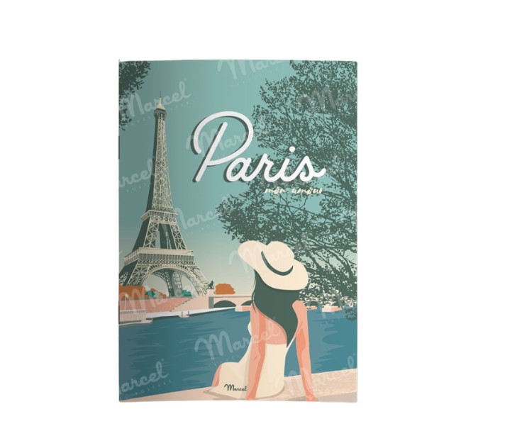 Carnet de note A5 Paris mon amour