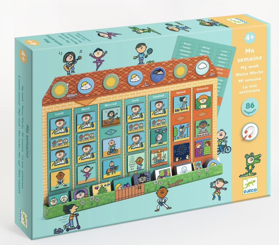 Ma semaine - 86 magnets - Djeco